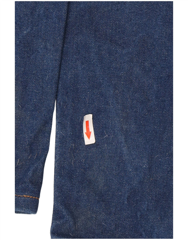 Wrangler Damen Straight Jeans W30 L36 Blaue Baumwolle