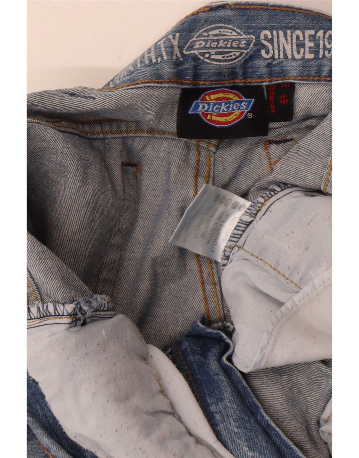 Dickies Herren Straight Jeans W33 L32 Blaue Baumwolle