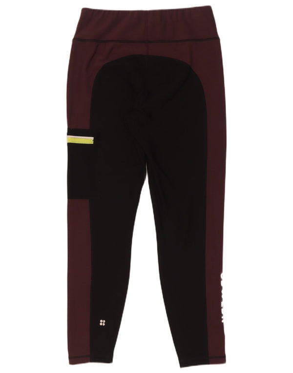 Sweaty Betty Damen-Leggings mit Grafik, UK 12, Mittelschwarz, Farbblock