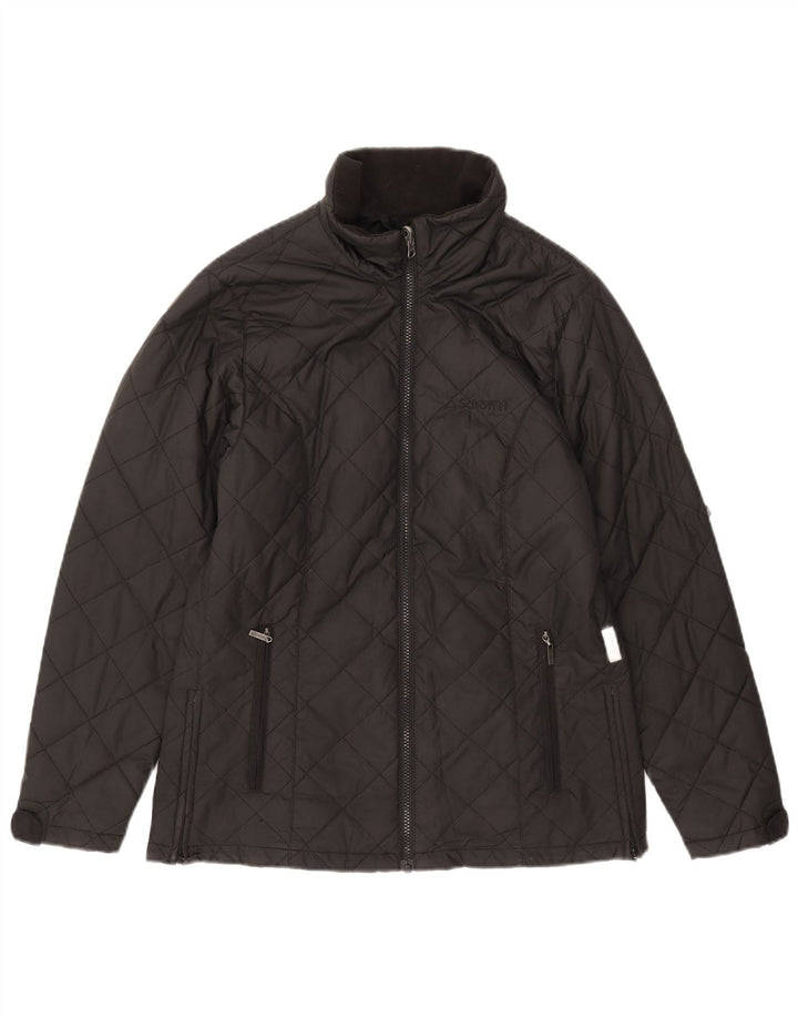 Schöffel Damen Übergroße Steppjacke UK 10 Small Schwarz Polyester