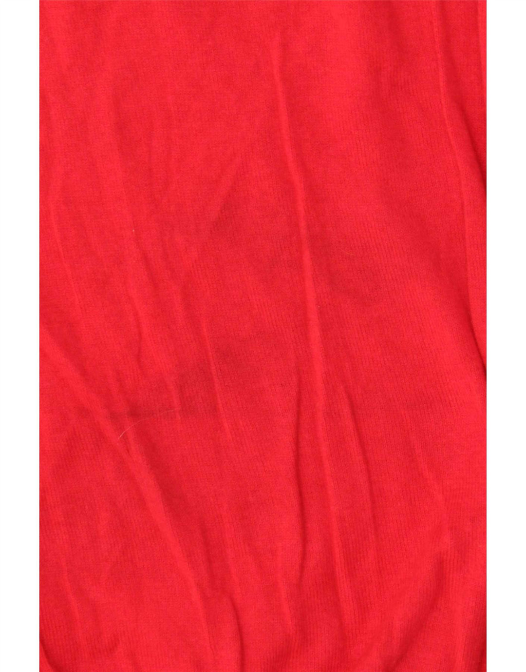 Zara Herren-Pullover mit Rundhalsausschnitt, groß, rote Baumwolle