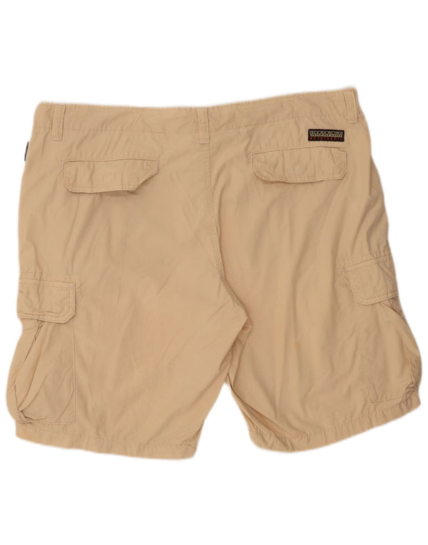 Napapijri Herren Cargoshorts W40 XL Beige Baumwolle