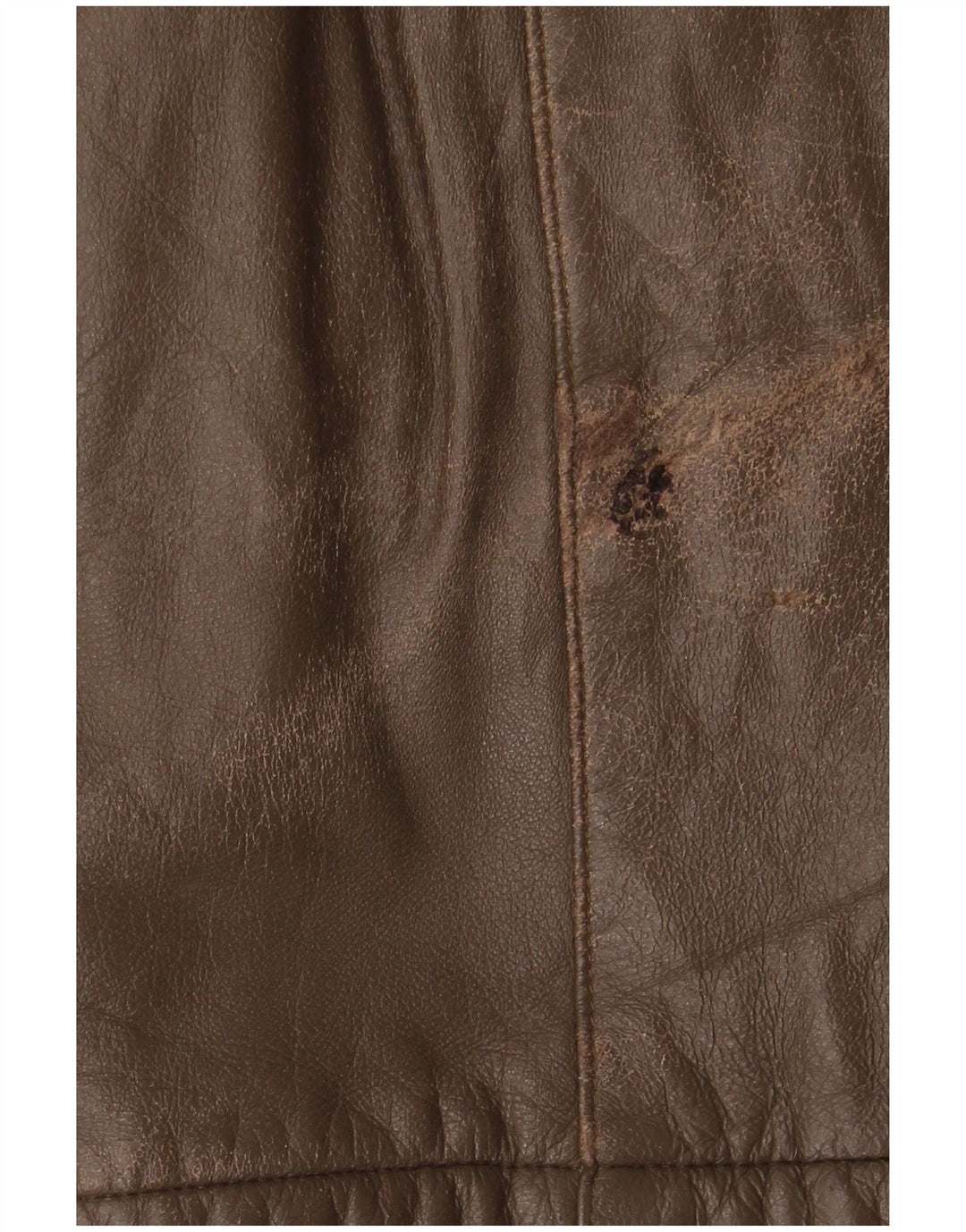 Vintage Herren Lederjacke IT 52 XL Braunes Leder