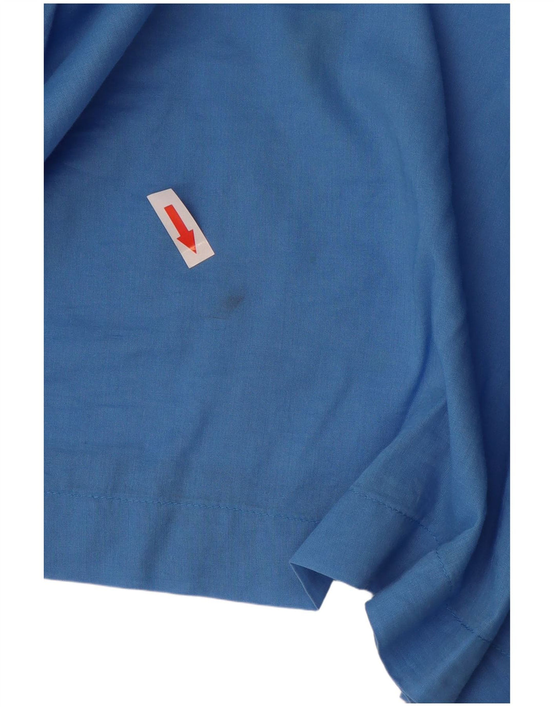 Sisley Damen-Blusenoberteil mit 3/4-Ärmeln, übergroß, Gr. 10, Größe S, Blau, Baumwolle