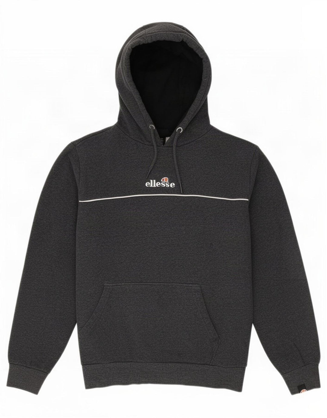 Ellesse Damen Kapuzenpullover aus mittelgrauer Baumwolle