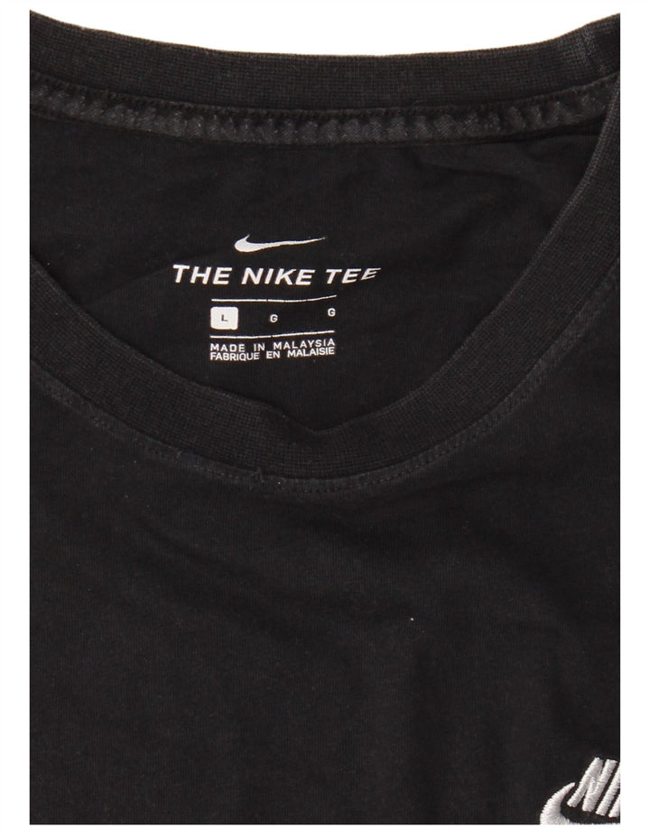 NIKE Herren T-Shirt Top Large Schwarz