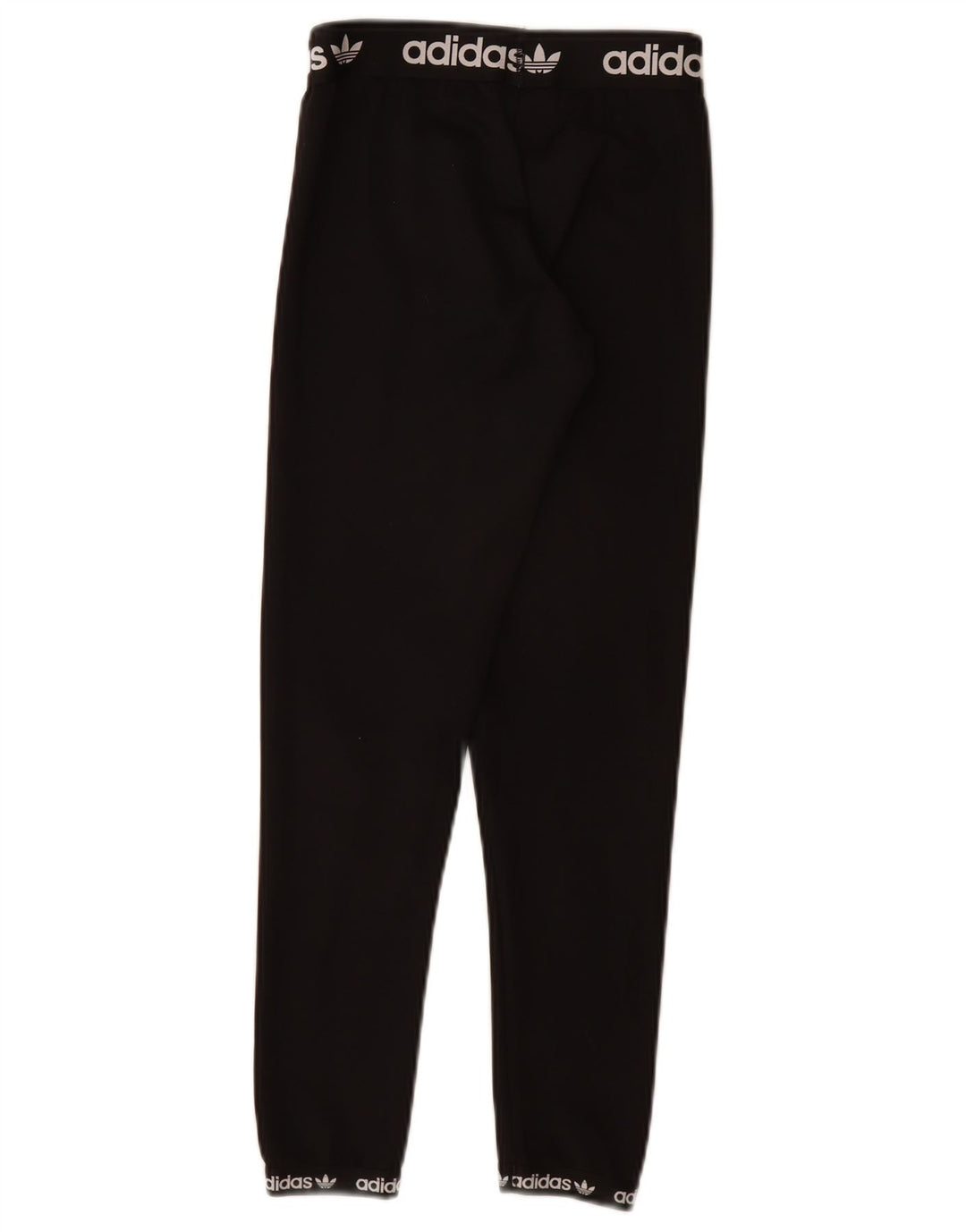 Adidas Mädchen-Grafik-Leggings, 11–12 Jahre, schwarzes Polyester