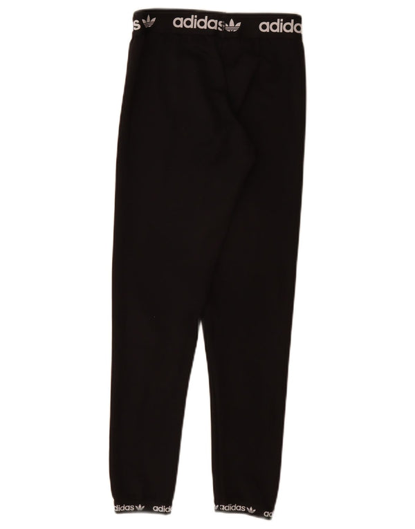 Adidas Mädchen-Grafik-Leggings, 11–12 Jahre, schwarzes Polyester