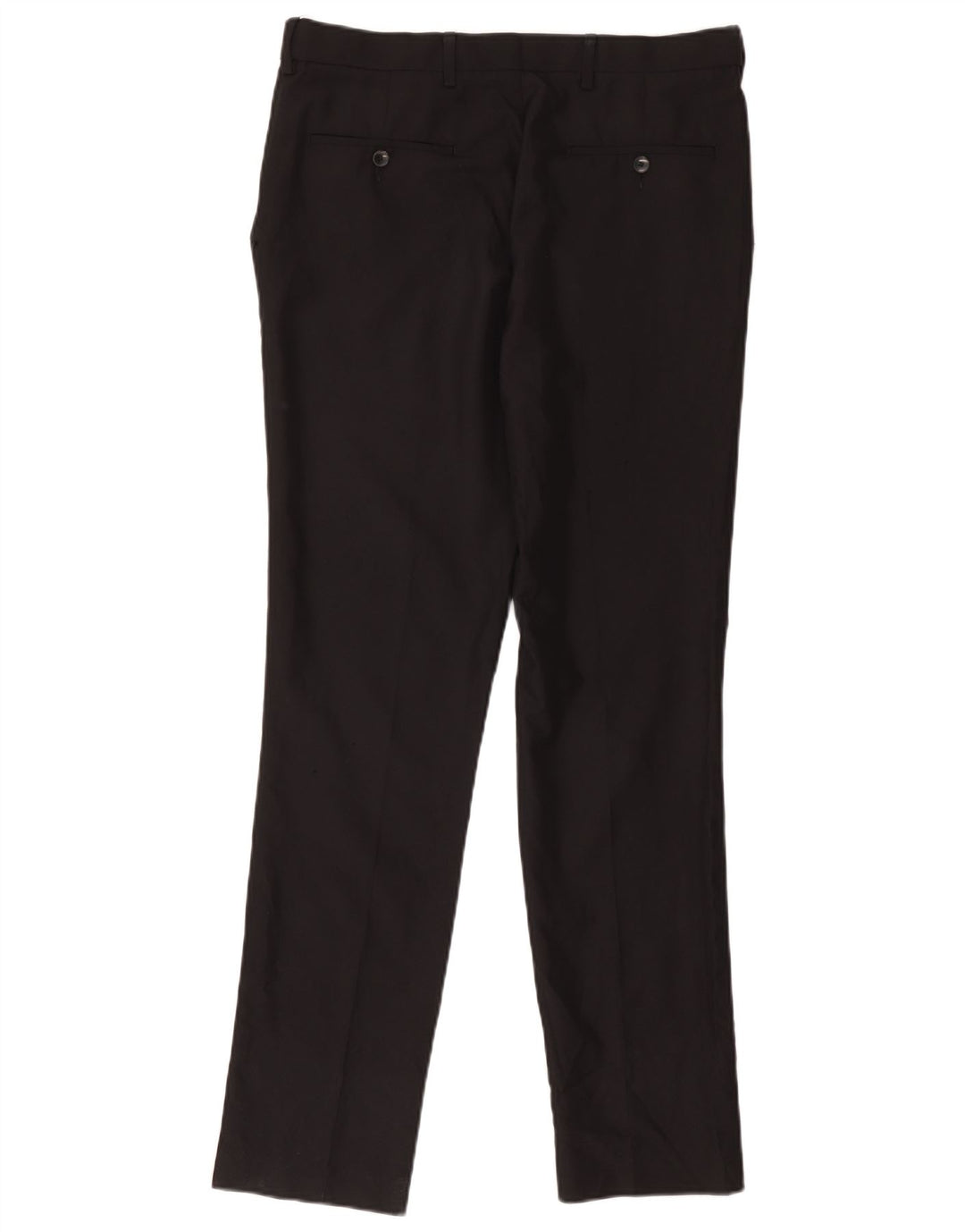 Marks & Spencer Herren Slim Chinohose W34 L33 Schwarz Polyester