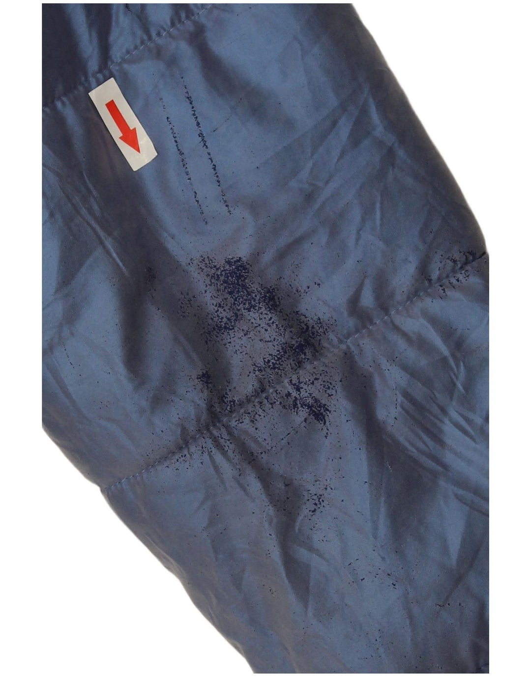 Levi's wattierte Mädchenjacke mit Kapuze, 13–14 Jahre, blaues Colourblock-Polyester