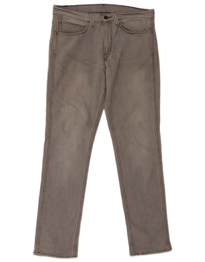 Levi's Herren 511 Tapered Slim Jeans W34 L32 Graue Baumwolle