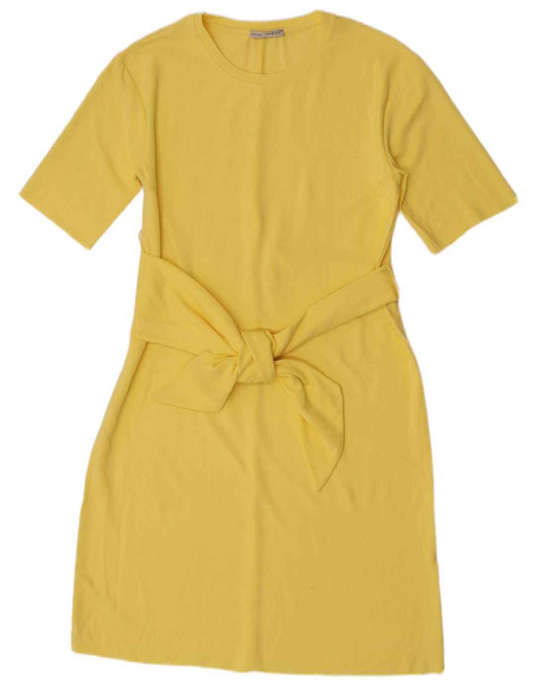 Zara Damen Etuikleid UK 10 Small Gelb