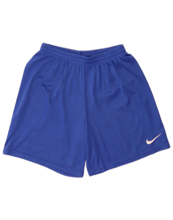 Nike Sportshorts für Jungen, 10–11 Jahre, mittelblaues Nylon