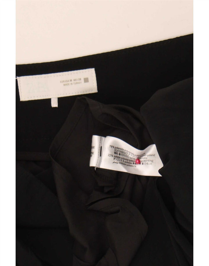 Zara Womens Mini Bubble Rock Medium W28 Schwarz Polyamid