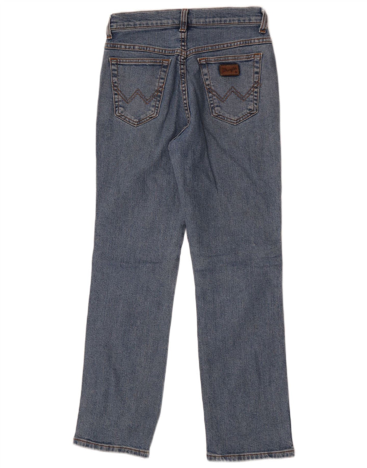 Wrangler Damen Straight Jeans US 10 Medium W28 L28 Blaue Baumwolle