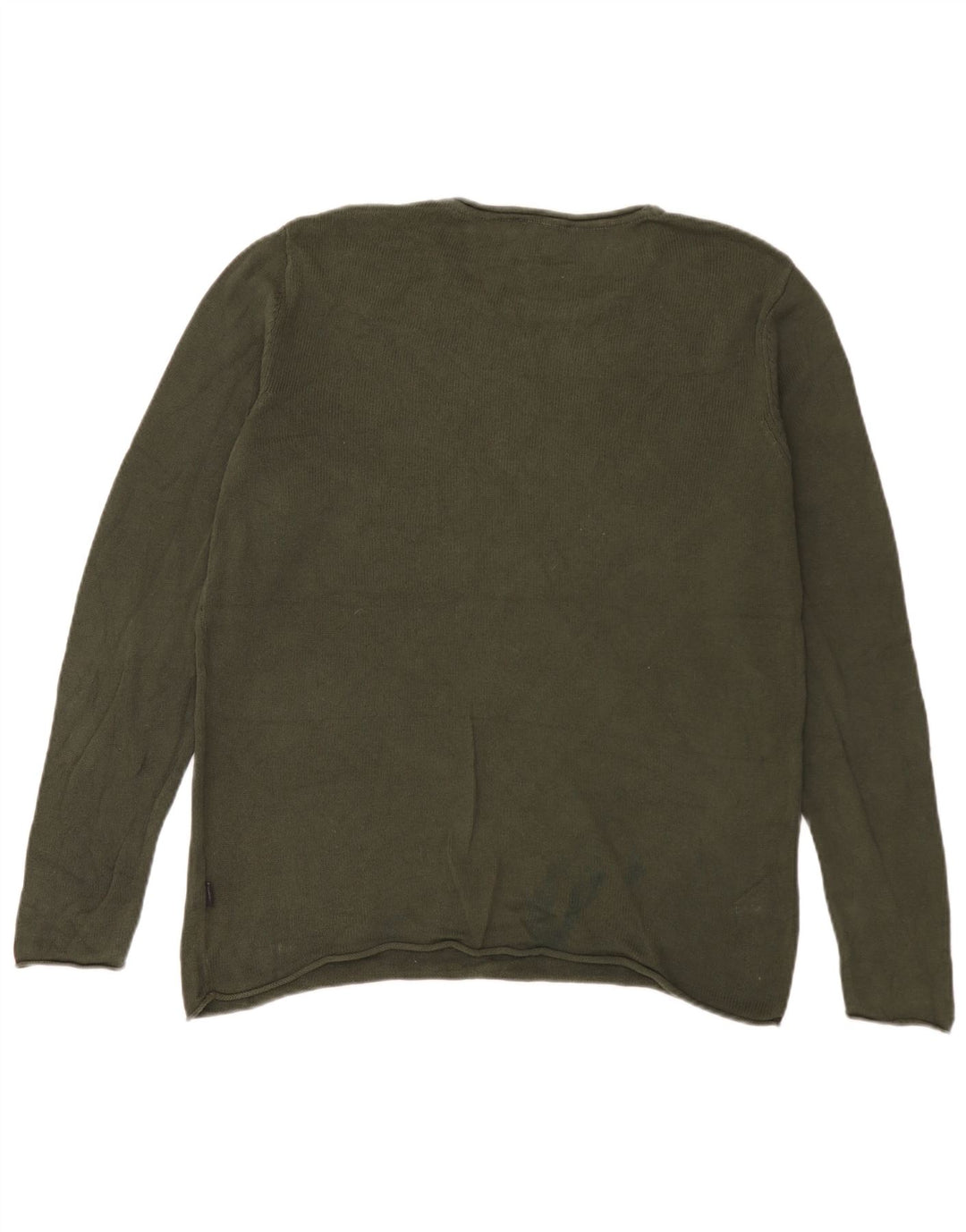 Jack & Jones Herren-Pullover mit Rundhalsausschnitt, Größe L, Grün