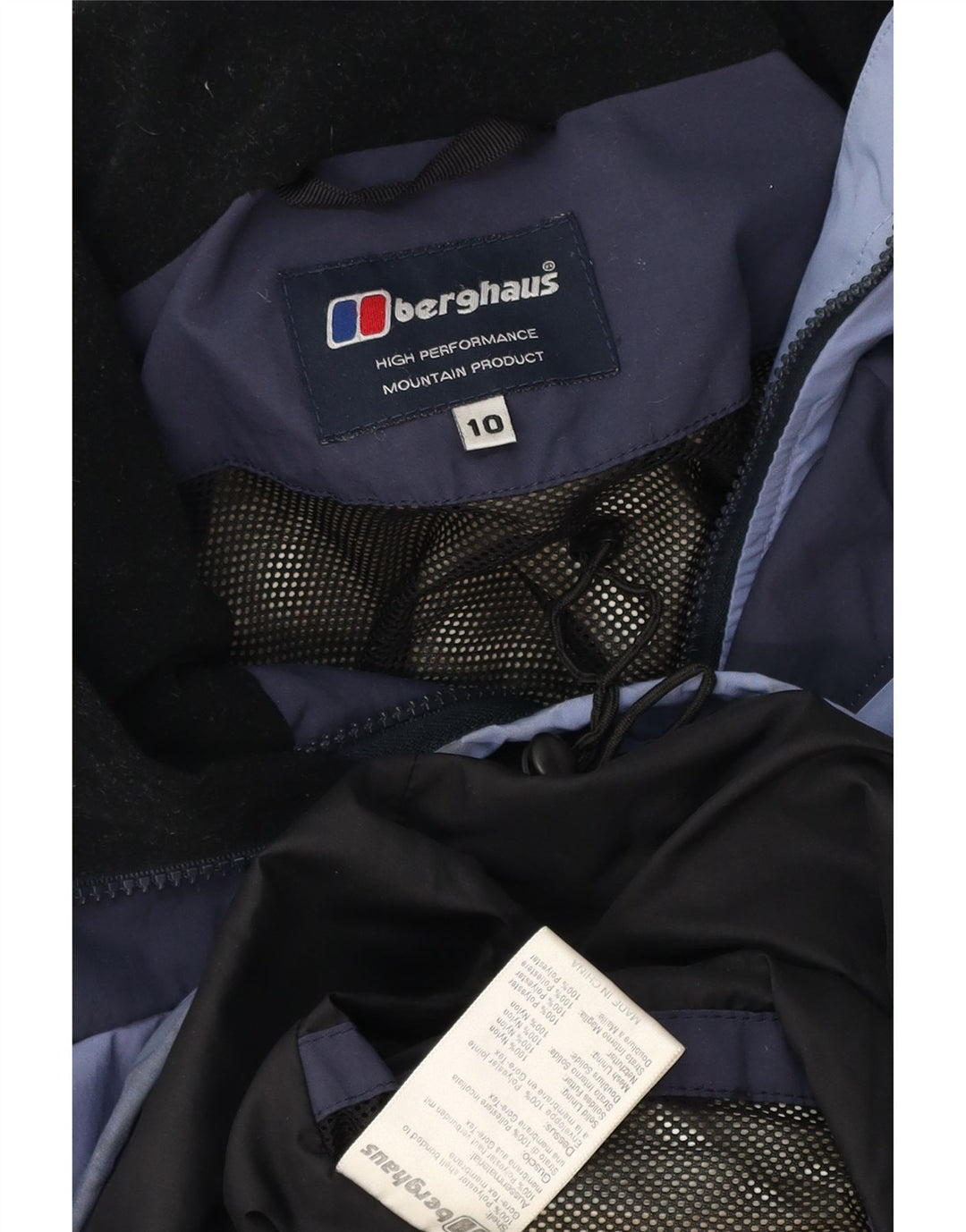 Berghaus Damen Übergroße Regenjacke UK 10 Small Blau Polyester