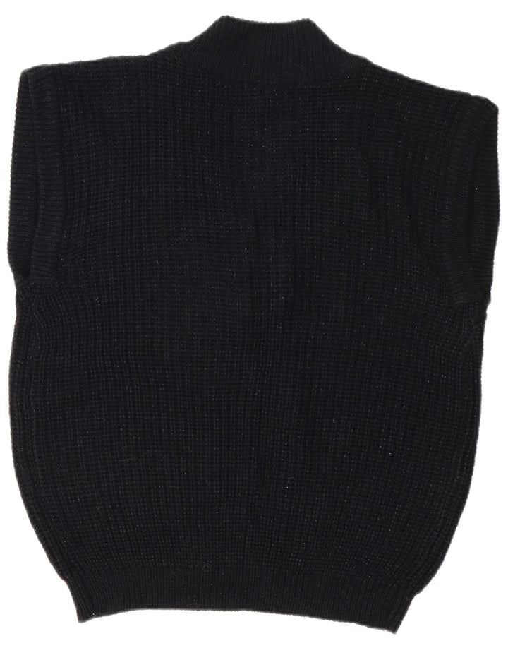 YESSICA Damen Weste Tank Top UK 16 Large Schwarz Acryl