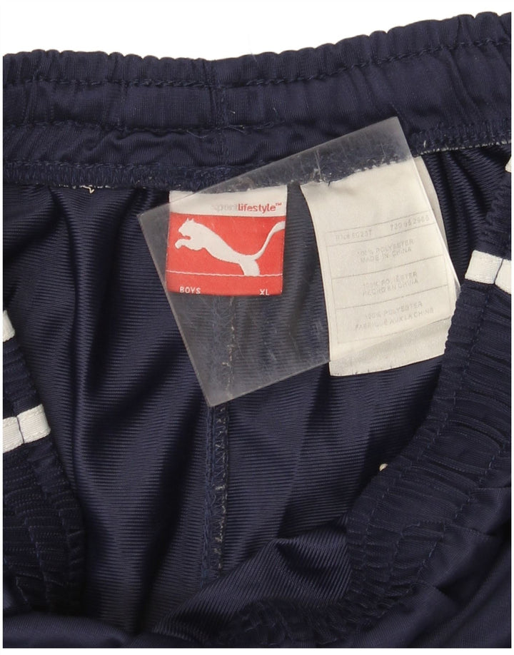 Puma Jungen Sport Shorts 13-14 Jahre XL Marineblau Polyester