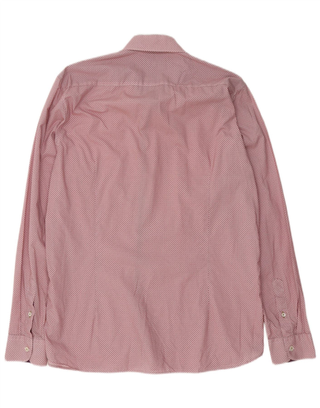 Ted Baker Herrenhemd Größe 5 XL, rote Baumwolle mit Blumenmuster