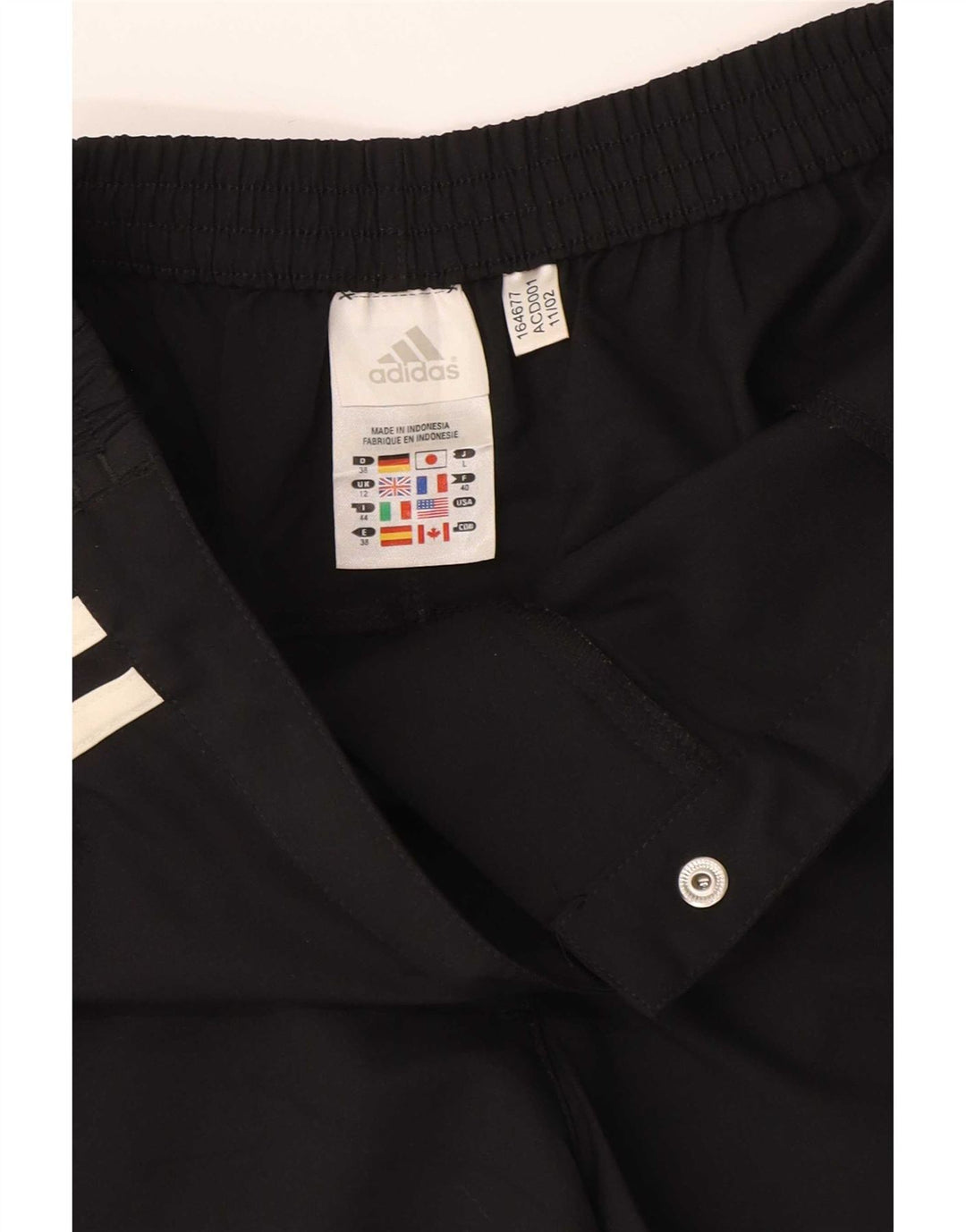 Adidas Damen Climalite Casual Shorts UK 12 Medium W28 Schwarz Polyester
