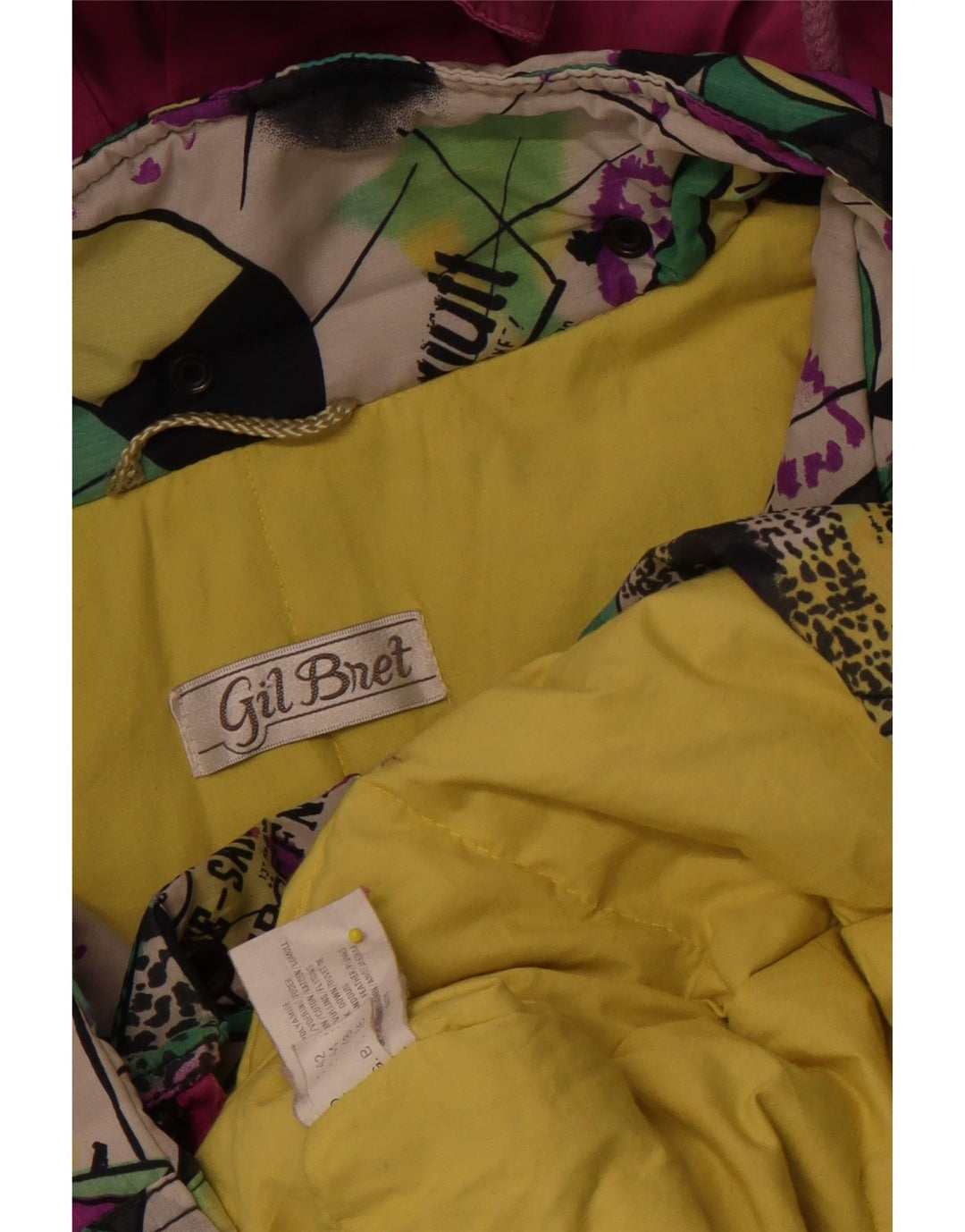 Gil Bret Wattierte Damenjacke mit Kapuze, UK 16, Größe L, mehrfarbig, Polyamid