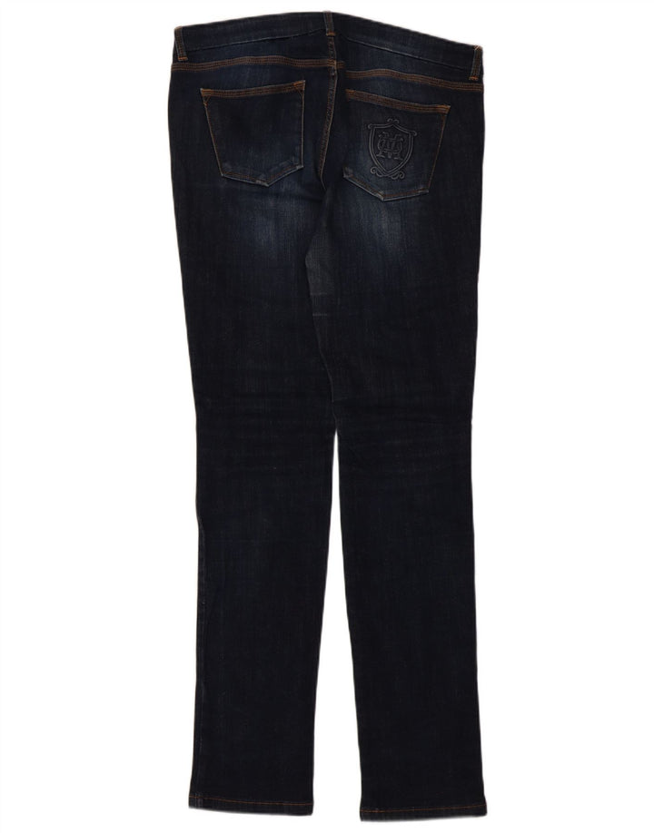 Massimo Dutti Damen Slim Jeans W30 L31 Marineblau