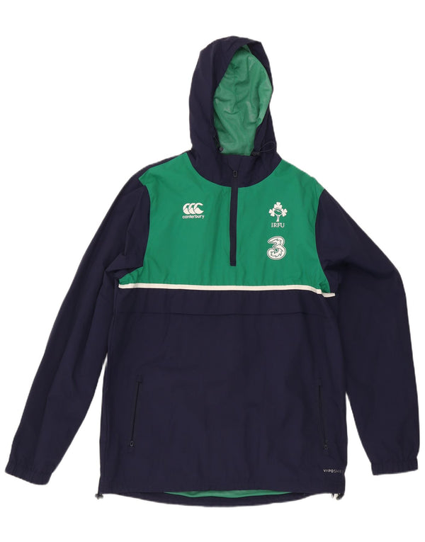Canterbury Herren IRFU Regenjacke mit Kapuze UK 38 Medium Navy Blue Colourblock