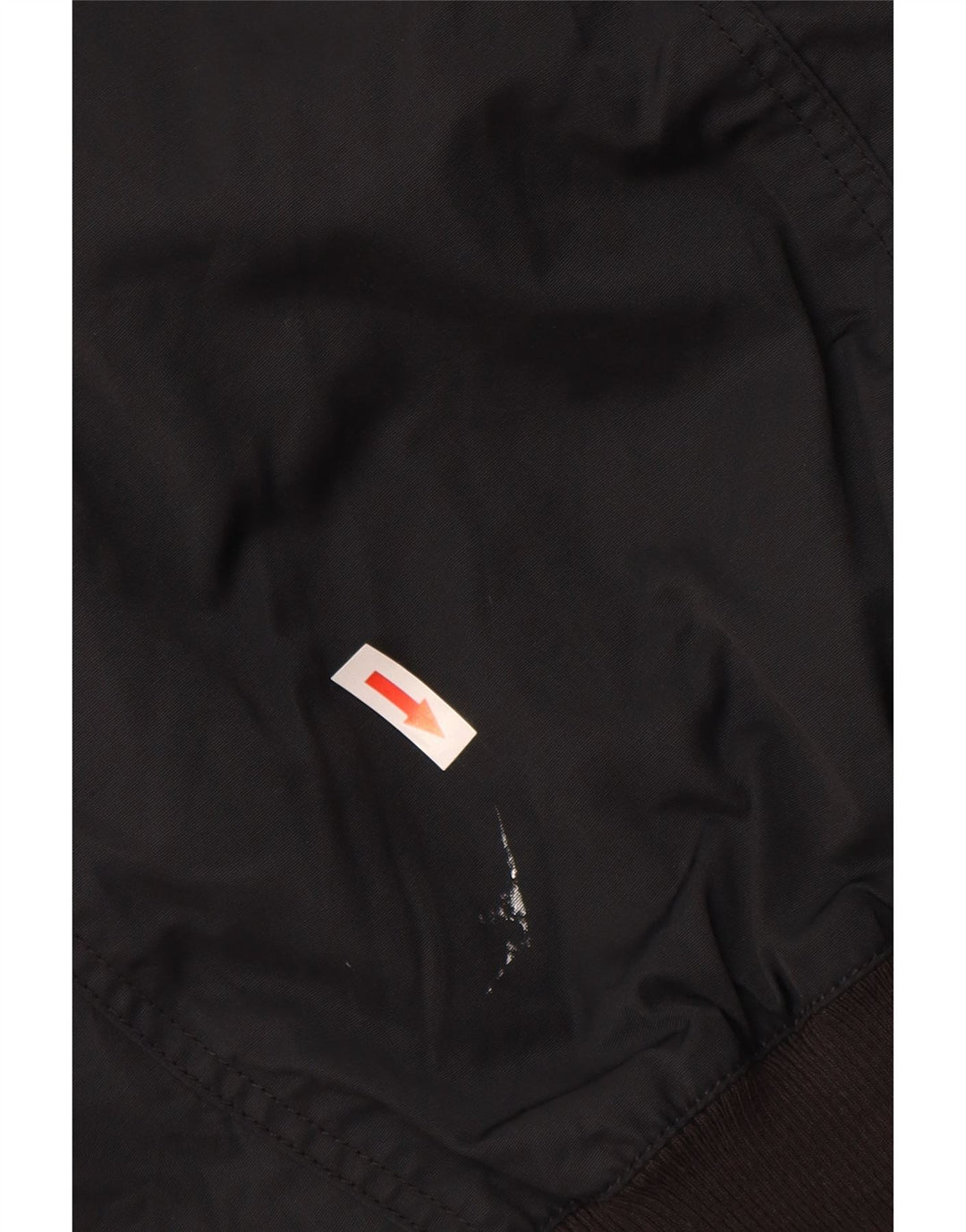 Massimo Dutti Herren Bomberjacke UK 40 Large Schwarz Polyacryl