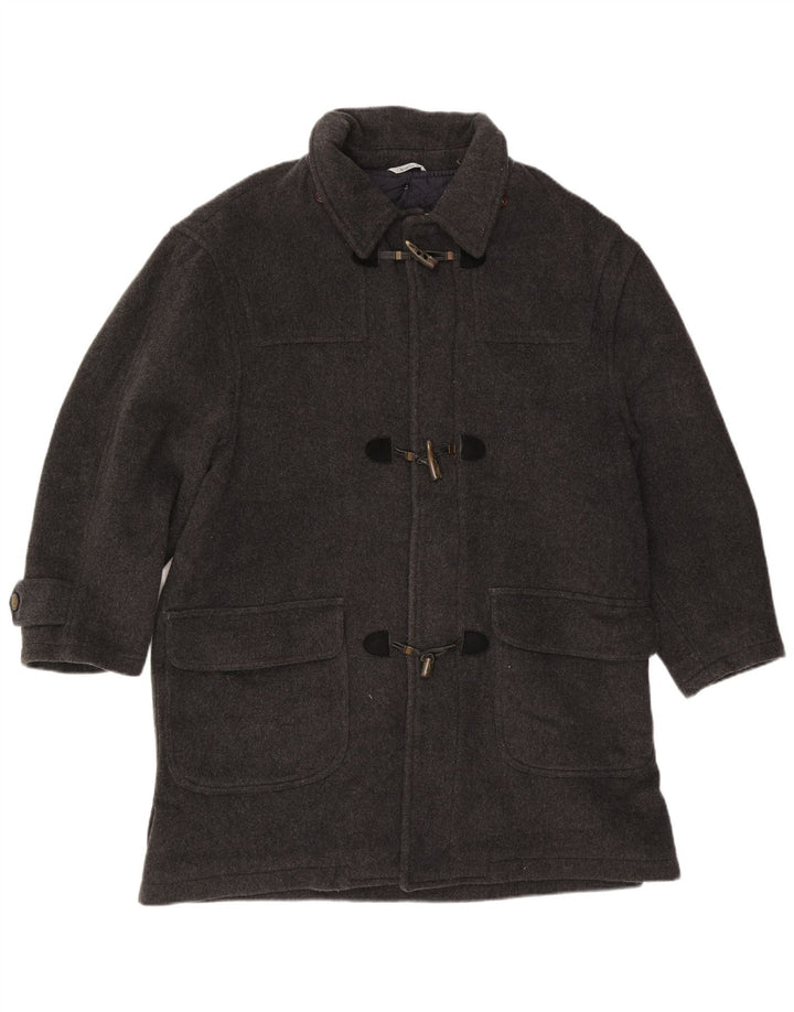Wampum Herren Dufflecoat UK 40 Large Grau