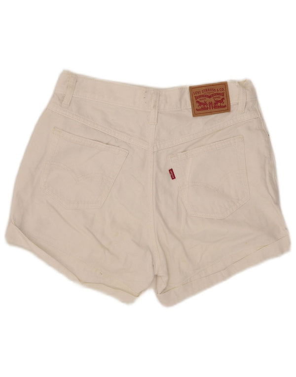 Levi's Damen Jeansshorts W27 Small Weiß