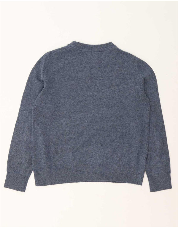 Marks & Spencer Damen-Pullover mit U-Boot-Ausschnitt, Gr. 10, Marineblau