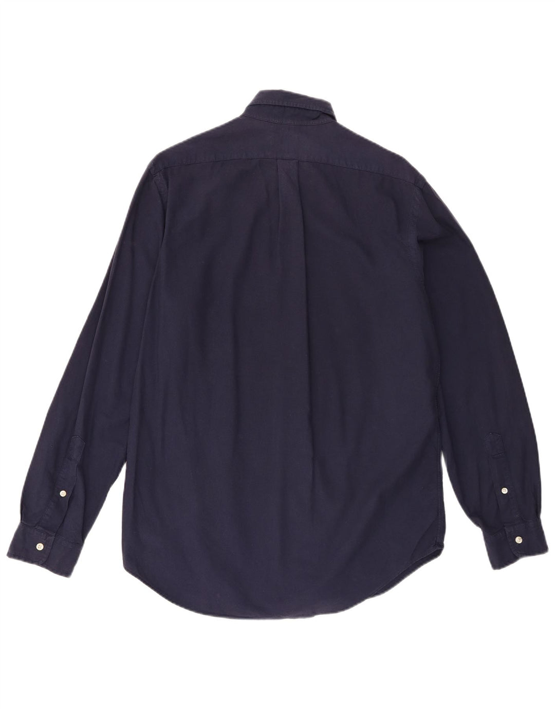 Ralph Lauren Herren-Hemd mit klassischer Passform, mittelmarineblaue Baumwolle