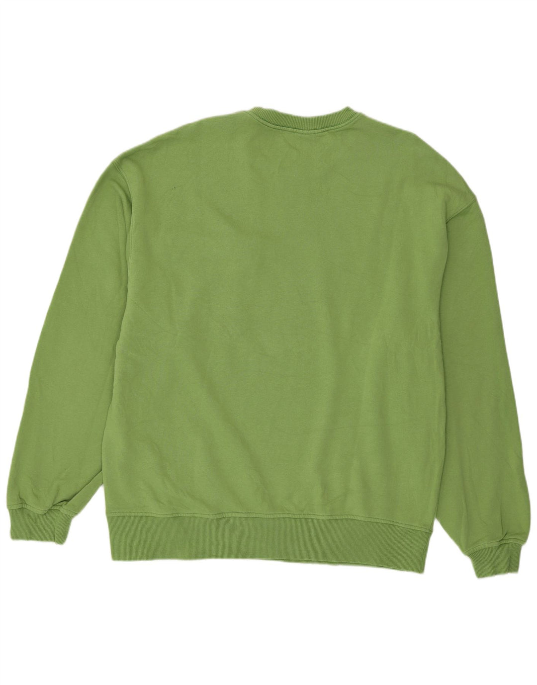 Zara Herren Sweatshirt Pullover XL Grüne Baumwolle
