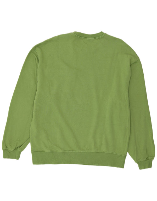 Zara Herren Sweatshirt Pullover XL Grüne Baumwolle