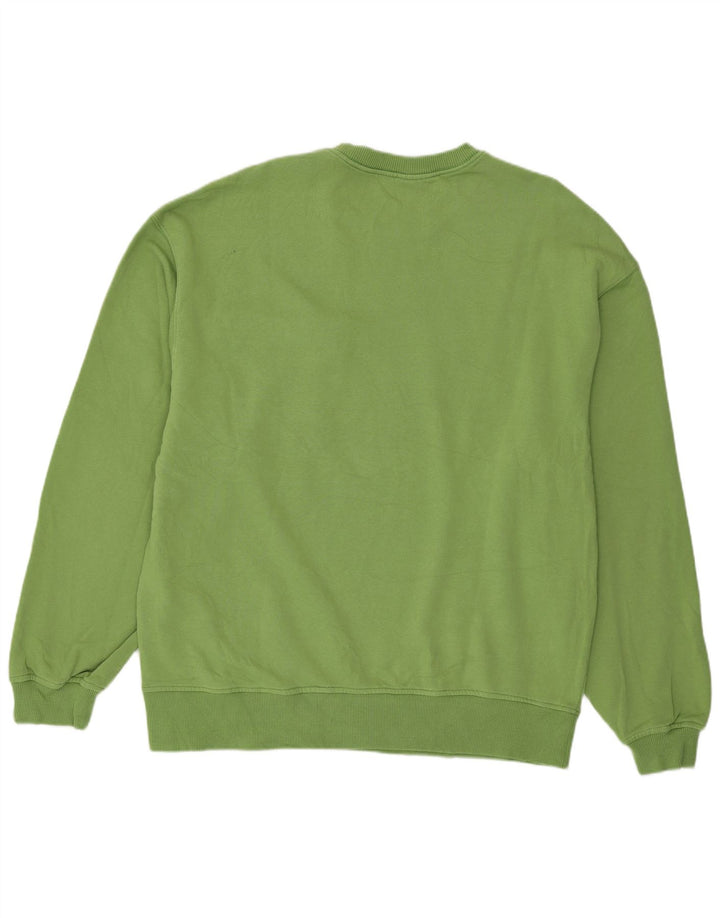 Zara Herren Sweatshirt Pullover XL Grüne Baumwolle