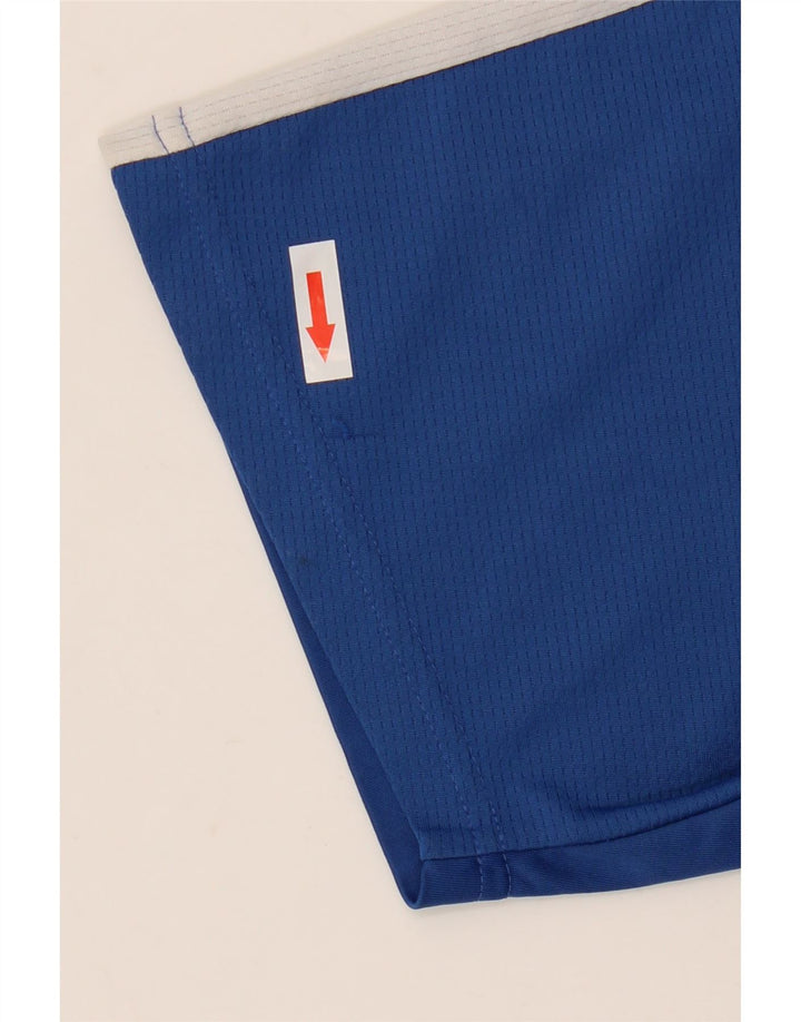 PUMA Herren T-Shirt Top Large Blau Colourblock Polyester