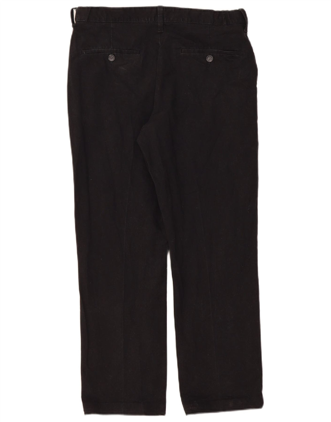 Marks & Spencer Herren Straight Regular Fit Chinohose W32 L29 Schwarz