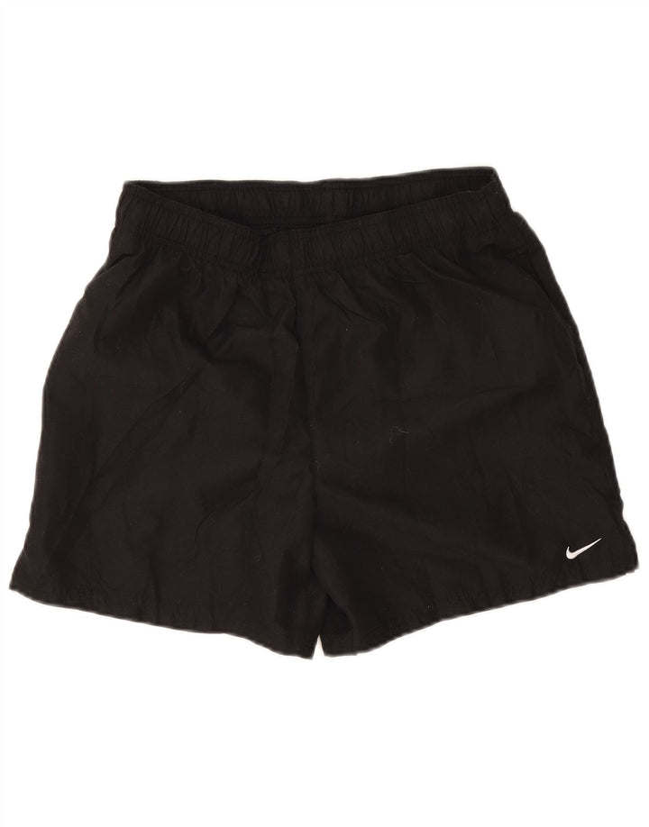 Nike Damen Sportshorts UK 12 Medium Schwarz