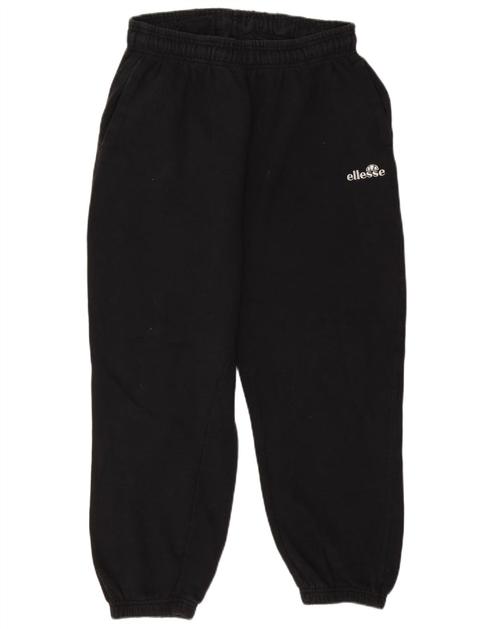 Ellesse Herren-Trainingshose, Jogginghose, Größe L, Schwarz, Baumwolle