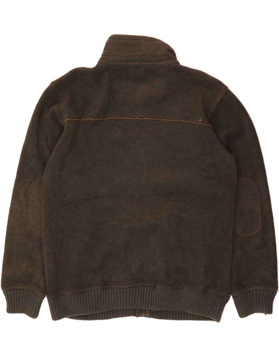 MARKS & SPENCER Mens Bomber Jacket UK 42 XL Brown Polyester Vintage Marks & Spencer and Second-Hand Marks & Spencer from Messina Hembry 