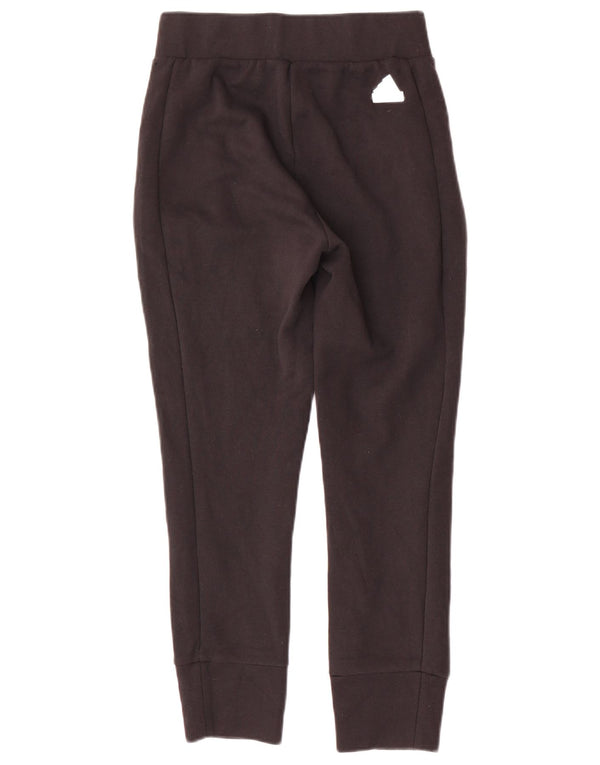Adidas Damen Trainingshose Jogger UK 4/6 XS Schwarz Baumwolle