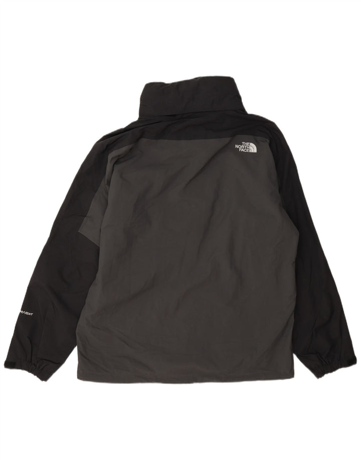 The North Face Herren Hyvent Hooded Rain Jacket UK 38 Mittelgrauer Farbblock