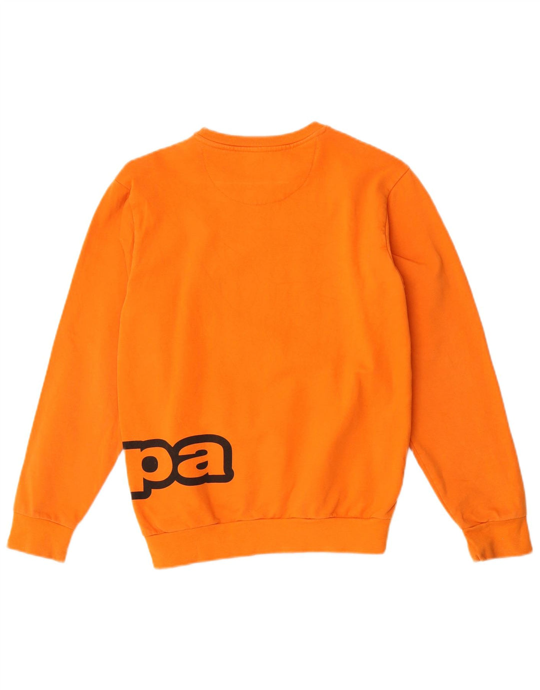 Kappa Grafik-Sweatshirt für Jungen, 13–14 Jahre, orangefarbene Baumwolle