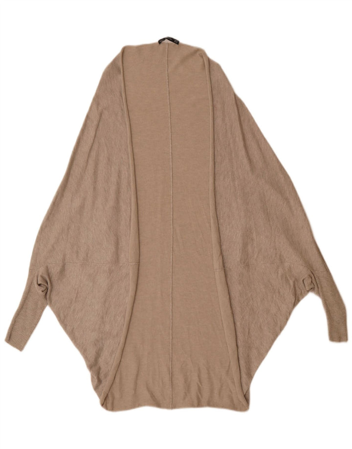 Zara Poncho-Cardigan für Damen, Gr. 14, Mittelbeige