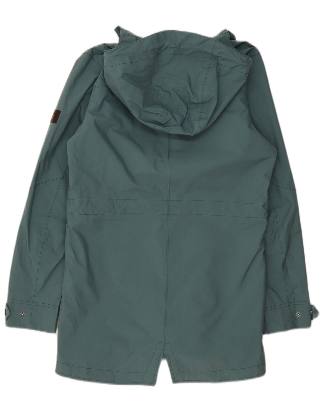 JACK WOLFSKIN Damen Regenmantel mit Kapuze UK 8/10 Small Grün Polyamid