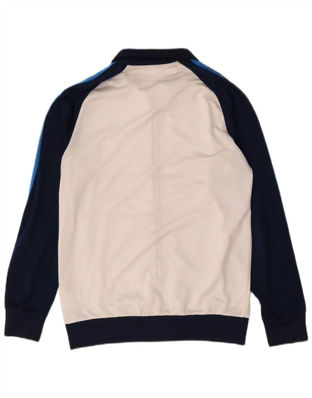 ADIDAS Herren-Trainingsanzug-Top-Jacke, UK 38/40, Mittelweiß, Farbblock