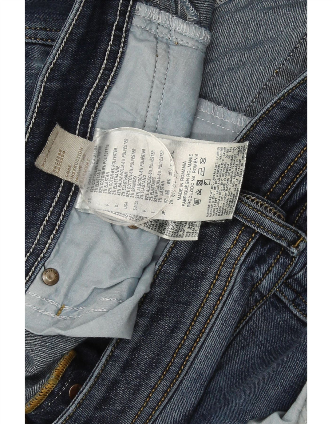 Diesel Herren Skinny Jeans W33 L33 Blaue Baumwolle