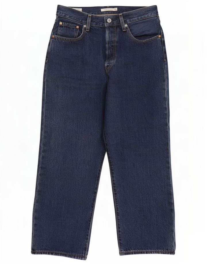 Levi's Damen Ribcage Straight Jeans W30 L27 Blaue Baumwolle