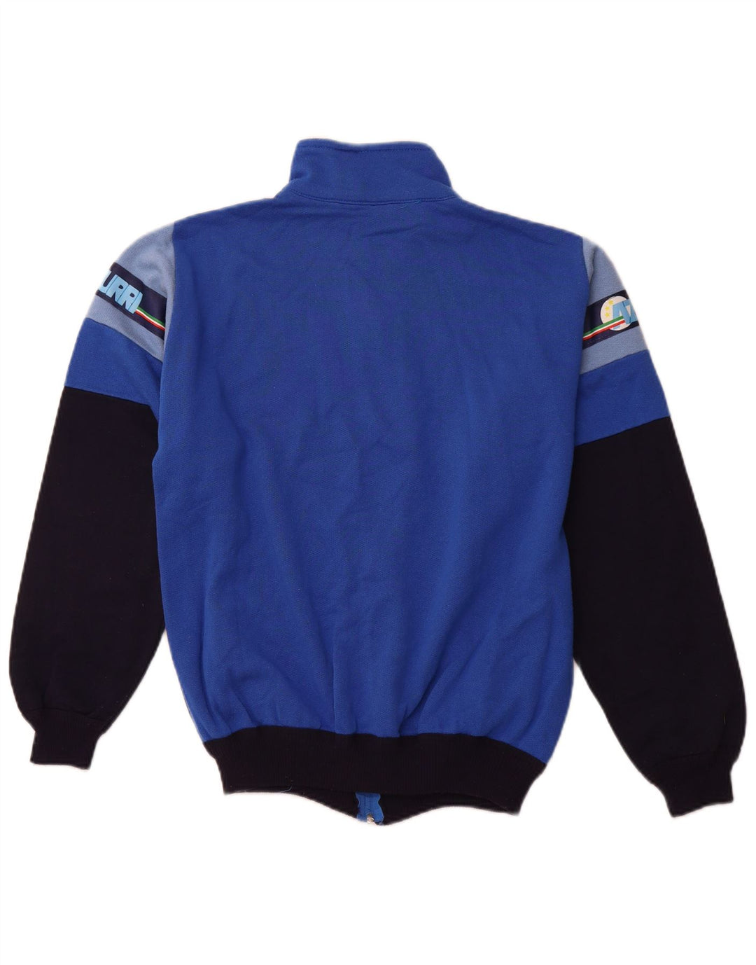 DIADORA Damen-Trainingsanzug „Italia“, Top-Jacke, Größe 44, groß, blau, Farbblock